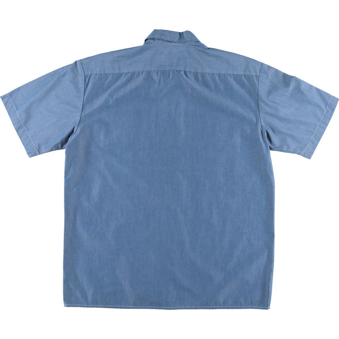 Dickies Short Sleeve Chambray Work Shirt Men's L /eaa453060