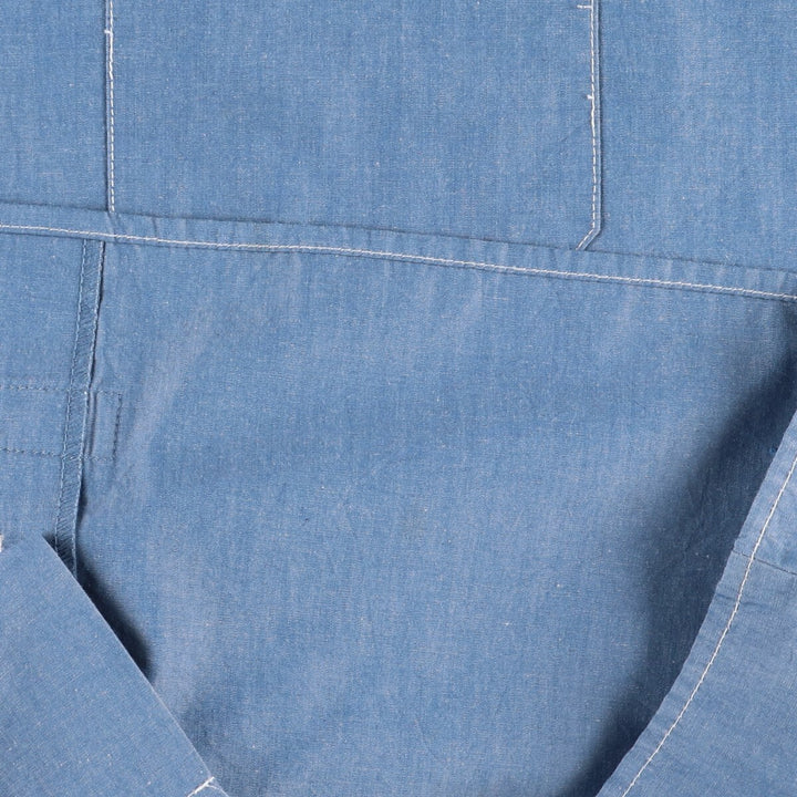 Dickies Short Sleeve Chambray Work Shirt Men's L /eaa453060