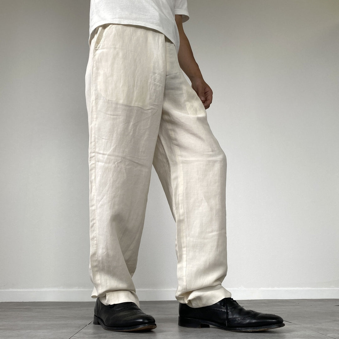 Ralph Lauren POLO by Ralph Lauren linen pants slacks men's w32 /eaa453180