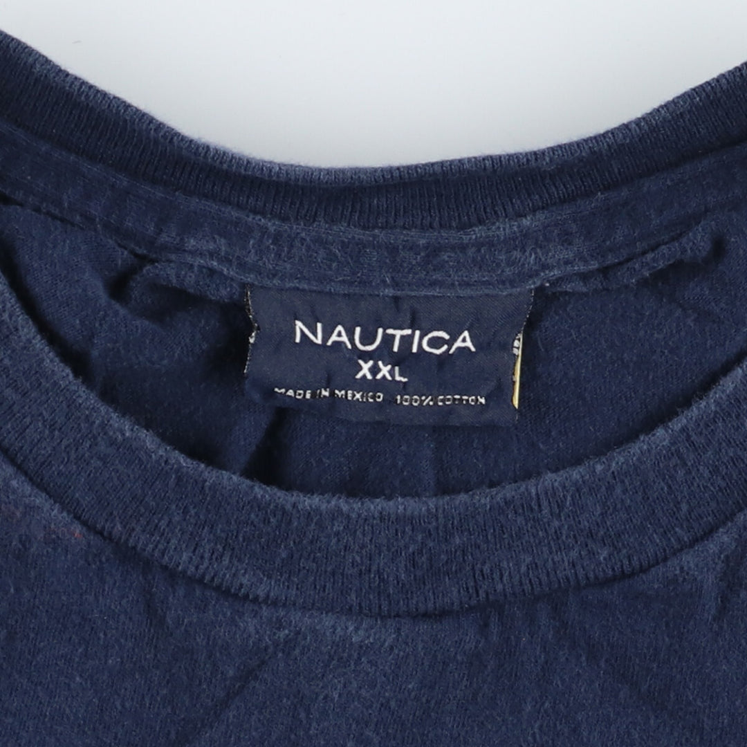 NAUTICA Short Sleeve One Point Logo T-Shirt Men's XXL /eaa453239