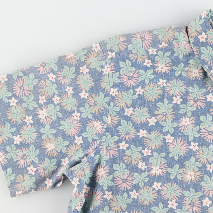 90'S Reyn Spooner Swimsuit Tag Bikini Tag Button Down Hawaiian Aloha Shirt Made in Hawaii Men's L /eaa453304