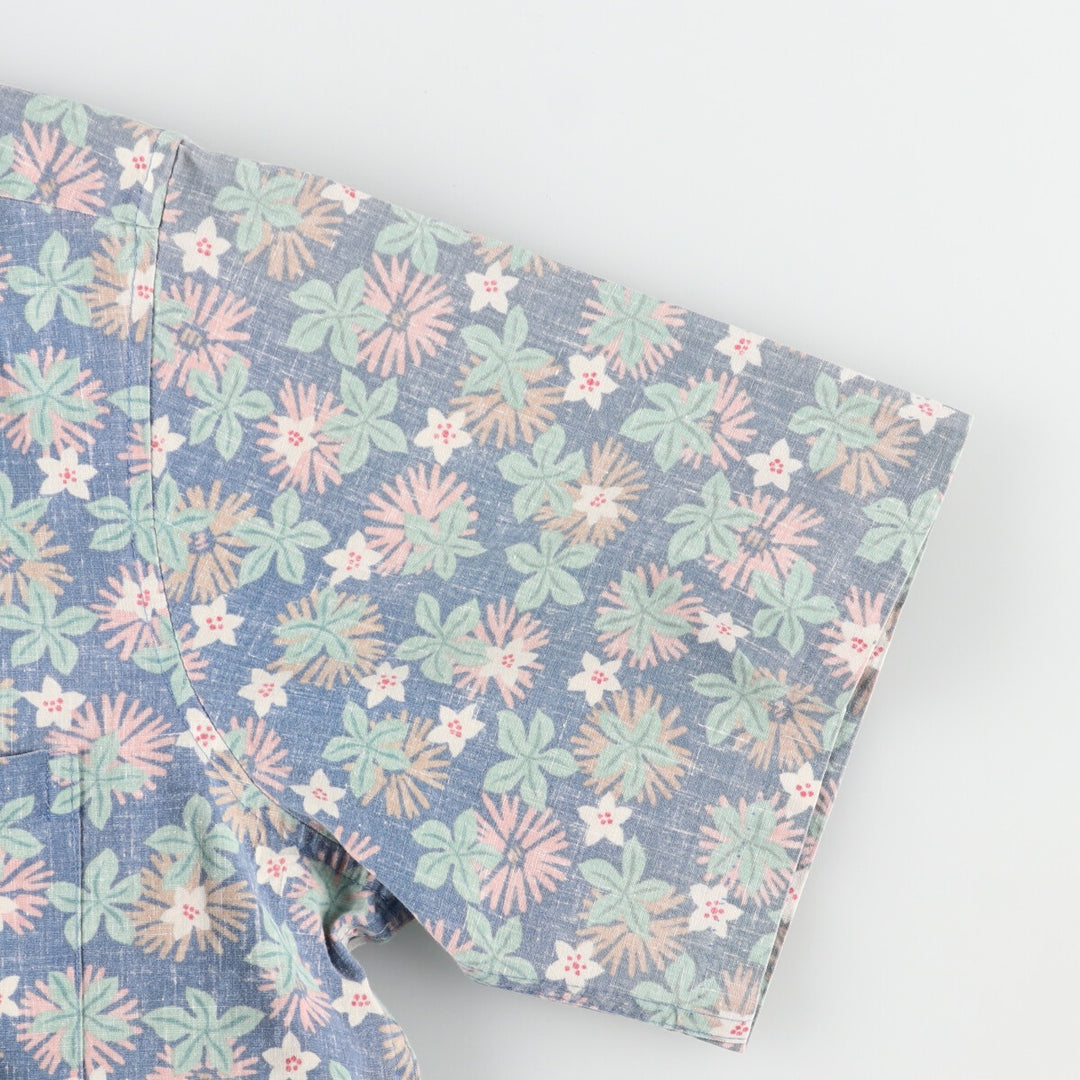 90'S Reyn Spooner Swimsuit Tag Bikini Tag Button Down Hawaiian Aloha Shirt Made in Hawaii Men's L /eaa453304