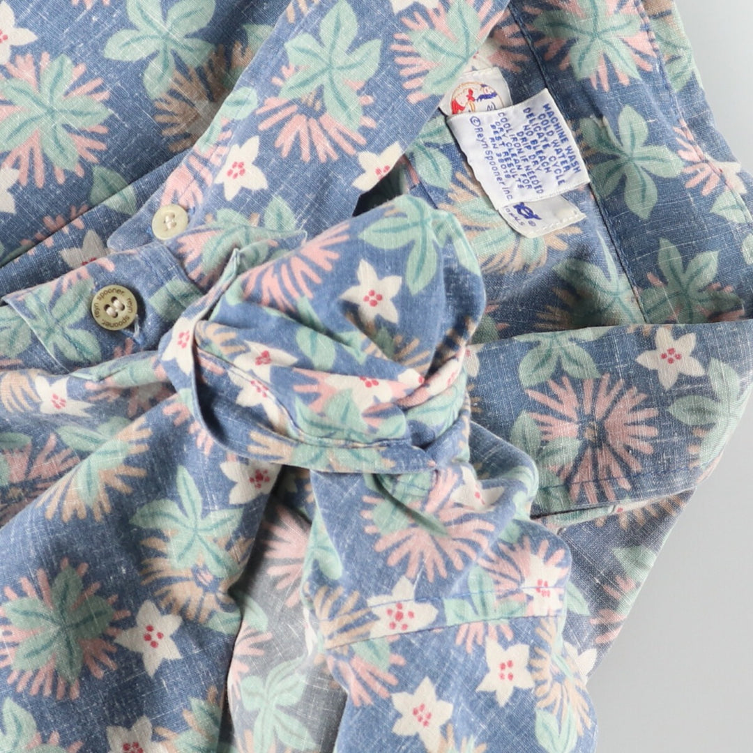 90'S Reyn Spooner Swimsuit Tag Bikini Tag Button Down Hawaiian Aloha Shirt Made in Hawaii Men's L /eaa453304