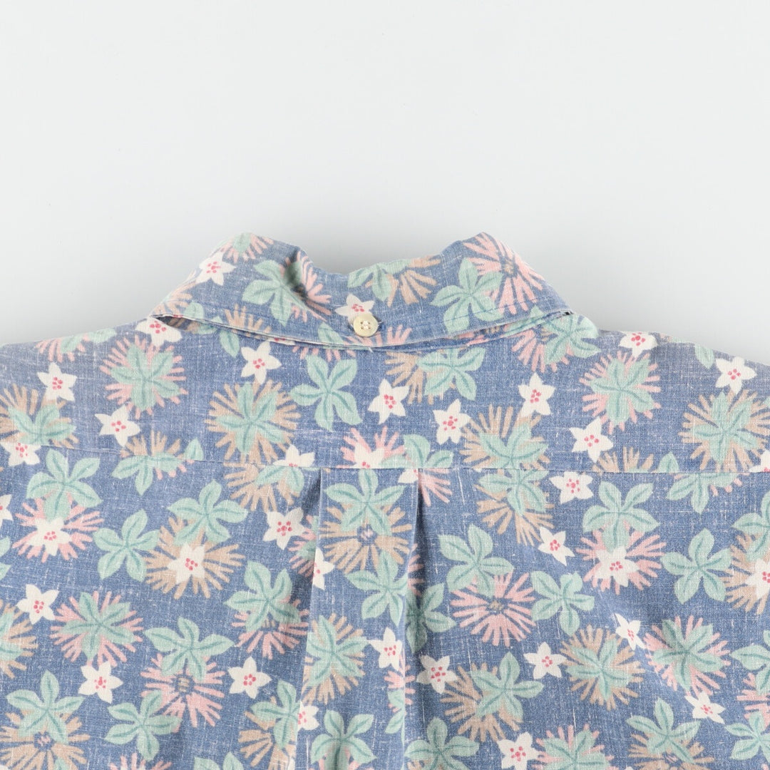 90'S Reyn Spooner Swimsuit Tag Bikini Tag Button Down Hawaiian Aloha Shirt Made in Hawaii Men's L /eaa453304