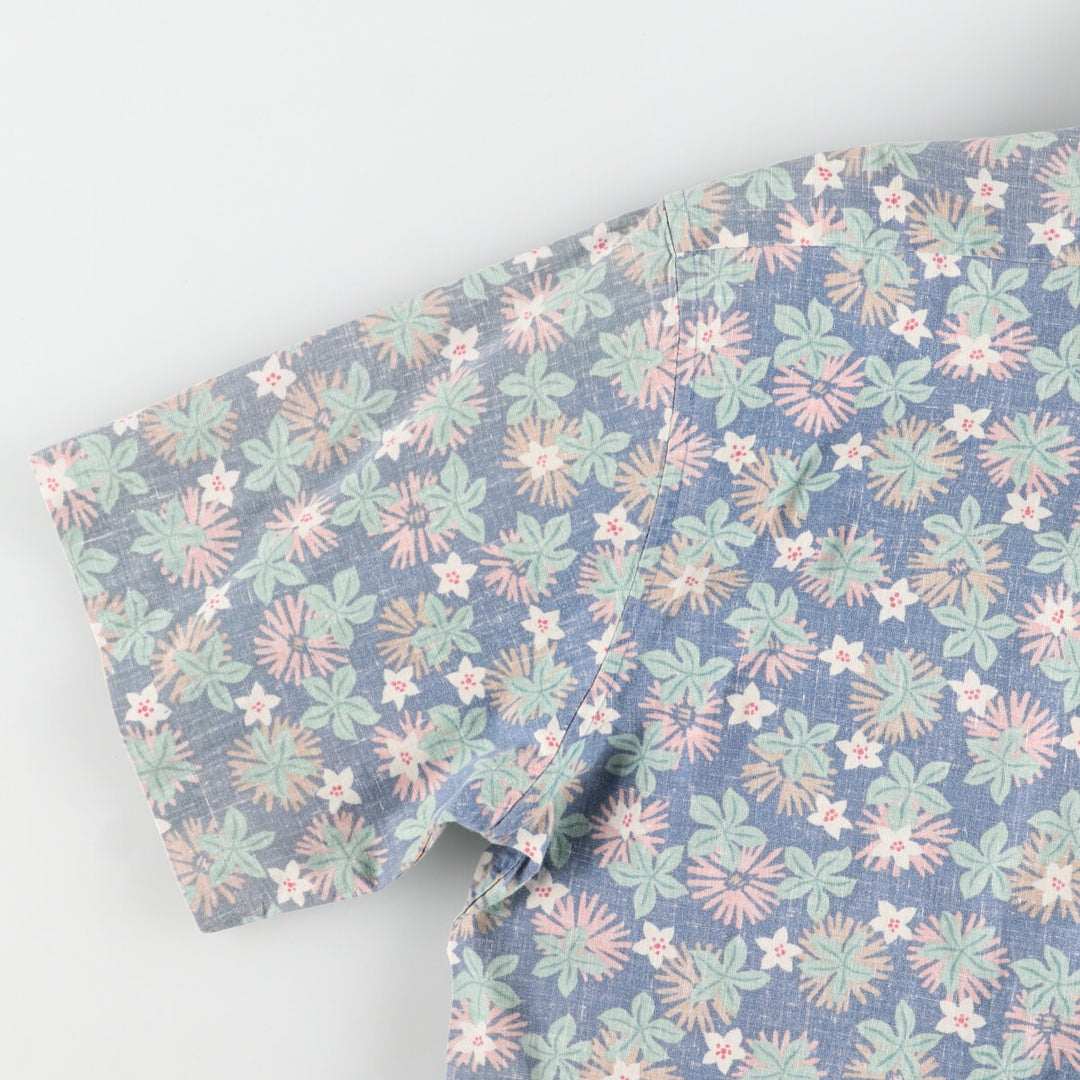 90'S Reyn Spooner Swimsuit Tag Bikini Tag Button Down Hawaiian Aloha Shirt Made in Hawaii Men's L /eaa453304