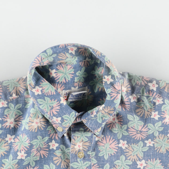 90'S Reyn Spooner Swimsuit Tag Bikini Tag Button Down Hawaiian Aloha Shirt Made in Hawaii Men's L /eaa453304