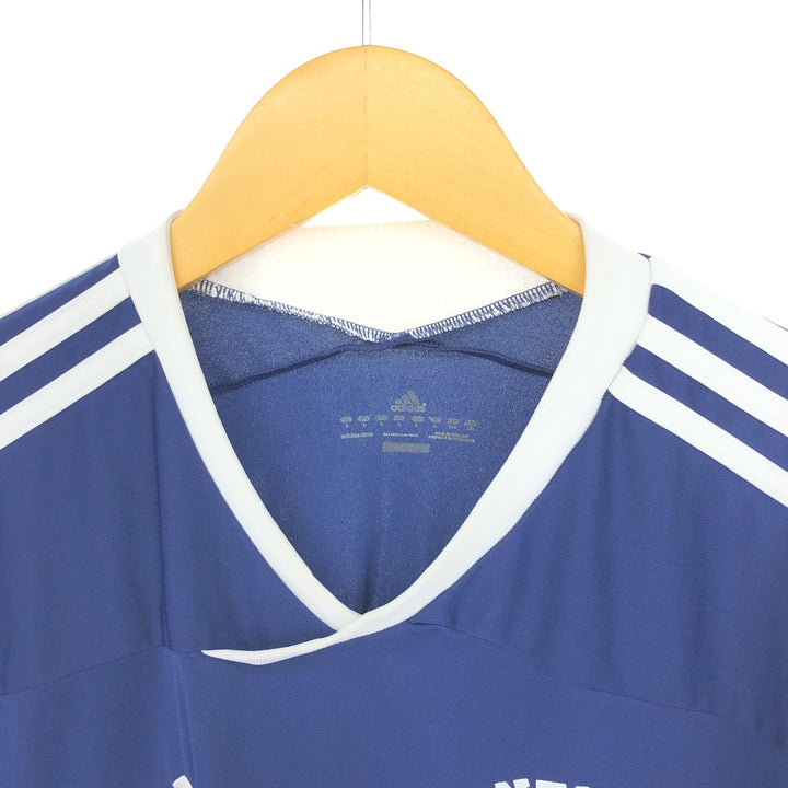 Adidas V-neck soccer uniform game shirt men's L /eaa453337