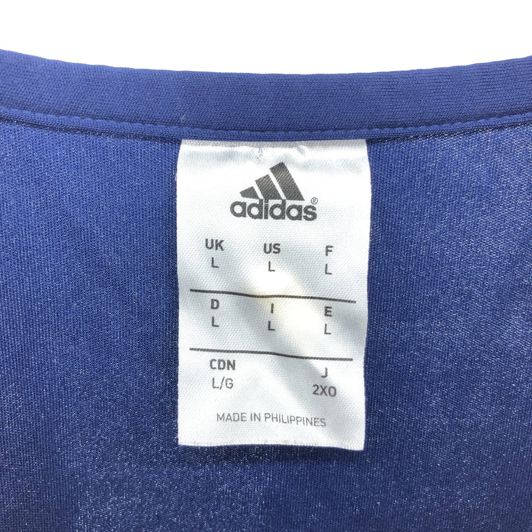 Adidas V-neck soccer uniform game shirt men's L /eaa453342