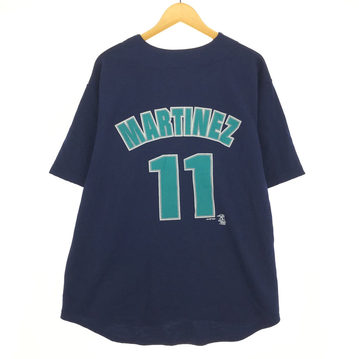 00'S TRUE FAN MLB SEATTLE MARINERS Game Shirt Baseball Shirt Men's XL /eaa453347