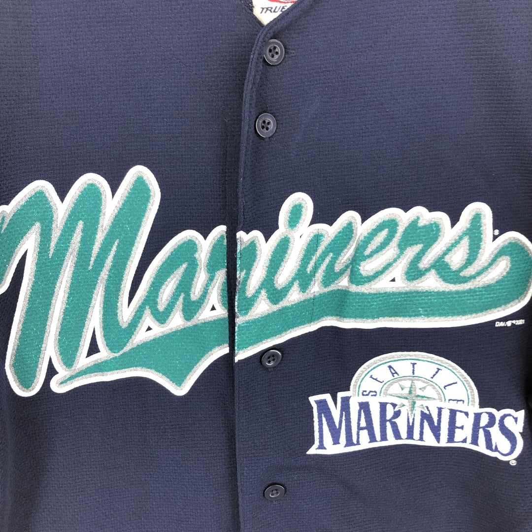 00'S TRUE FAN MLB SEATTLE MARINERS Game Shirt Baseball Shirt Men's XL /eaa453347