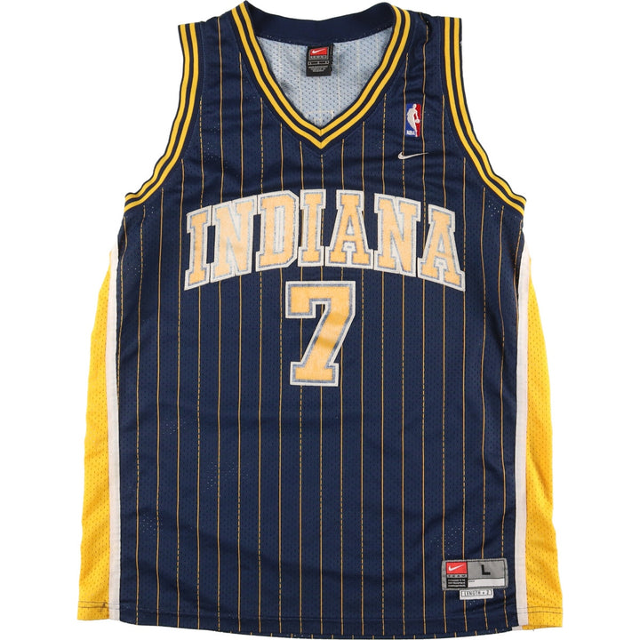 00'S Nike NIKE TEAM NBA INDIANA PACERS Indiana Pacers Game Shirt Replica Uniform Men's L /eaa453349