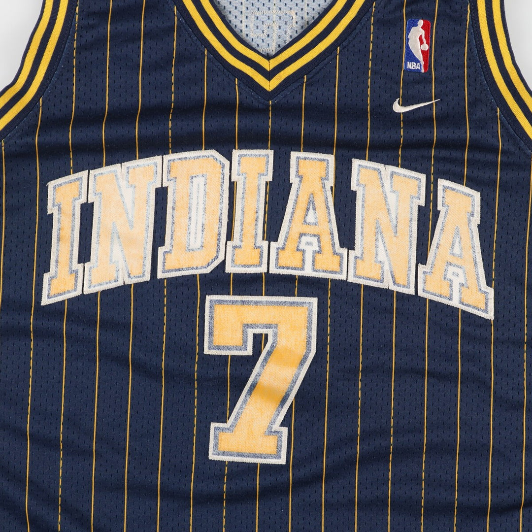 00'S Nike NIKE TEAM NBA INDIANA PACERS Indiana Pacers Game Shirt Replica Uniform Men's L /eaa453349