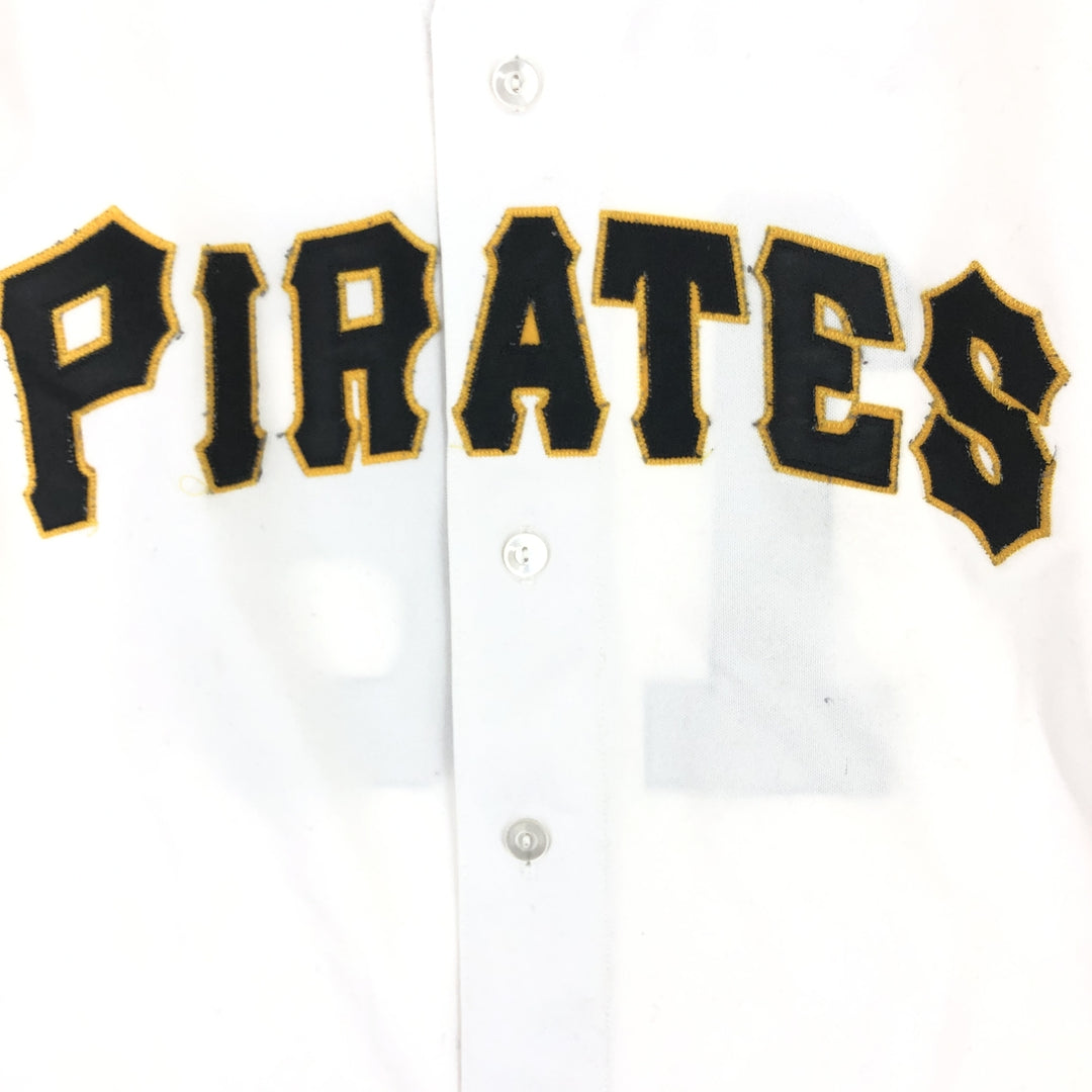 Majestic MLB PITTSBURGH PIRATES Pittsburgh Pirates Game Shirt Baseball Shirt Made in USA Men's M /eaa453352