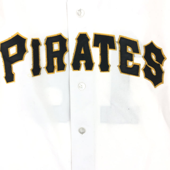 Majestic MLB PITTSBURGH PIRATES Pittsburgh Pirates Game Shirt Baseball Shirt Made in USA Men's M /eaa453352