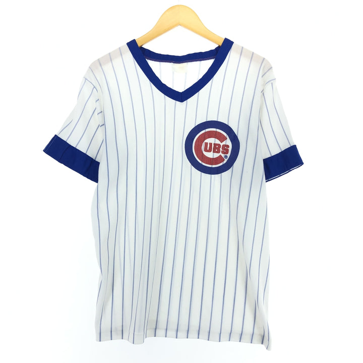 MLB CHICAGO CUBS V-neck baseball T-shirt for men, size L /eaa453353