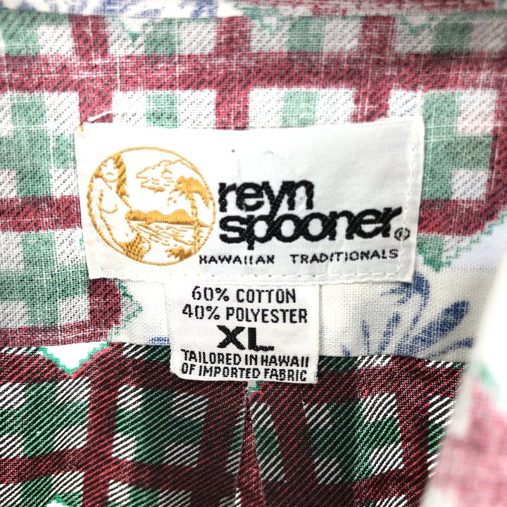 80'S Reyn Spooner Gold Tag Nude Tag All-Over Print Pullover Button-Down Hawaiian Aloha Shirt Made in Hawaii Men's XL /eaa453383