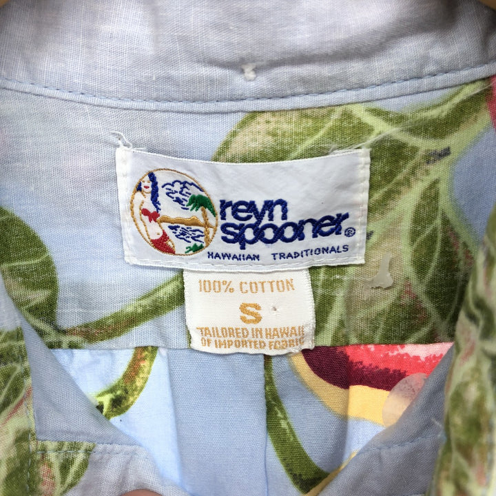 90'S Reyn Spooner Swimsuit Tag All-Over Hibiscus Pattern Pullover Button-Down Hawaiian Aloha Shirt Men's S /eaa453384