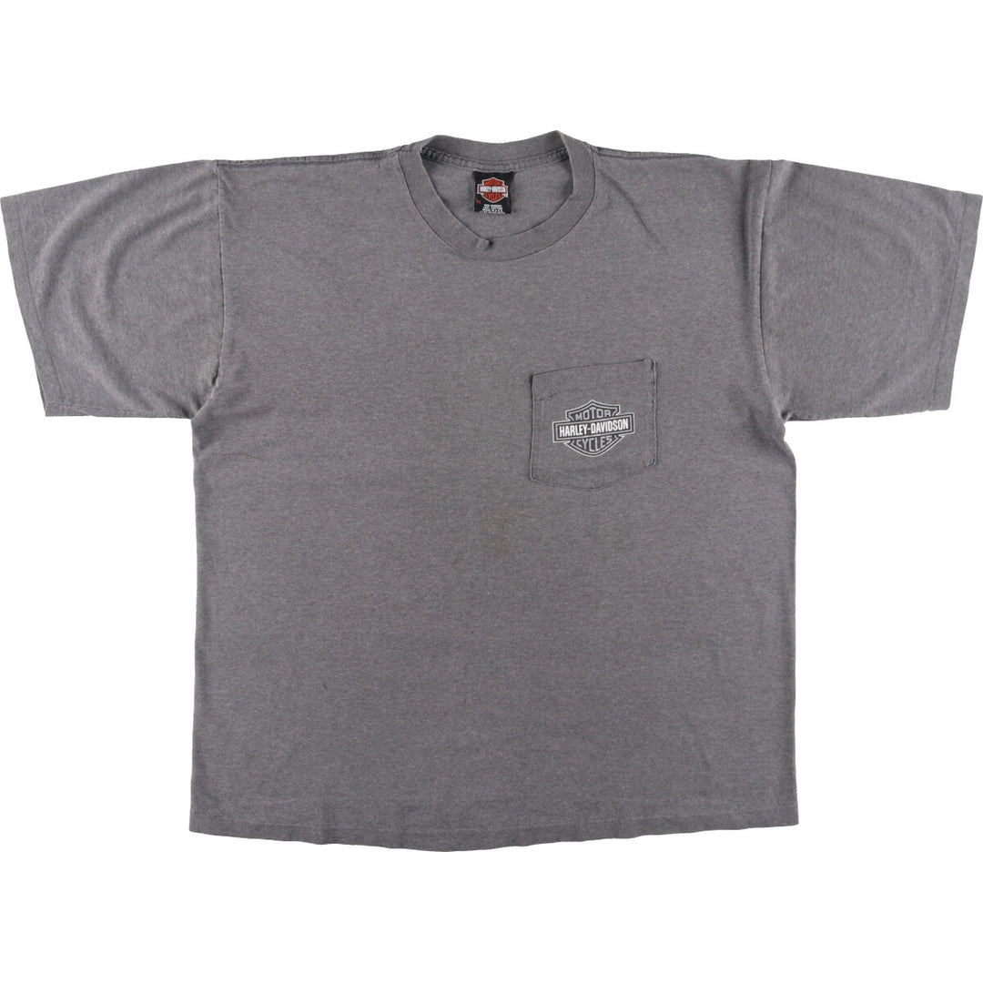 90'S Harley-Davidson Motorcycle Bike T-shirt Made in USA Men's XL Vintage /eaa453390