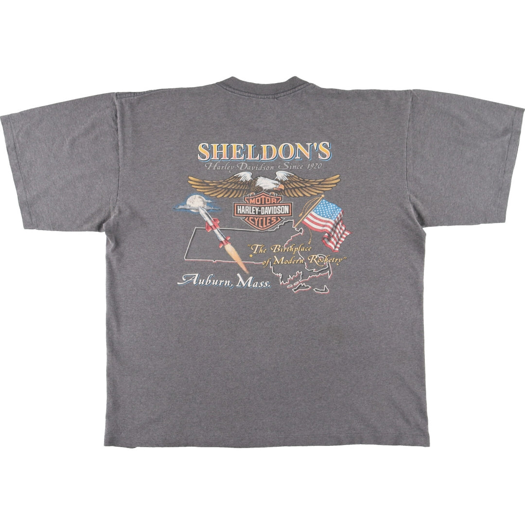 90'S Harley-Davidson Motorcycle Bike T-shirt Made in USA Men's XL Vintage /eaa453390