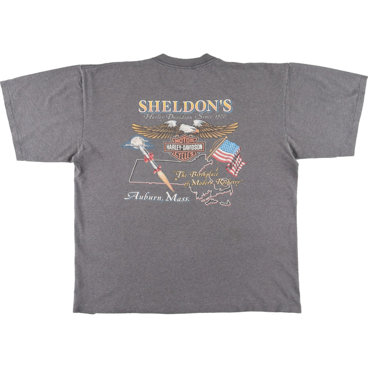 90'S Harley-Davidson Motorcycle Bike T-shirt Made in USA Men's XL Vintage /eaa453390