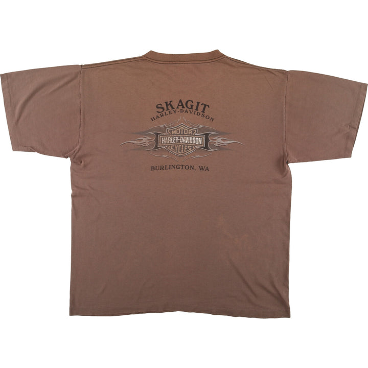 90'S Harley-Davidson Motorcycle Bike T-shirt Made in USA Men's XL Vintage /eaa453391