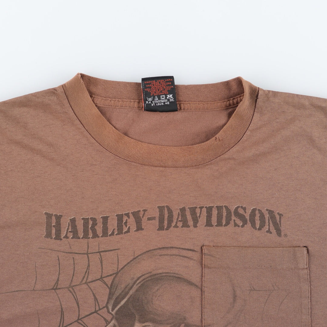 90'S Harley-Davidson Motorcycle Bike T-shirt Made in USA Men's XL Vintage /eaa453391
