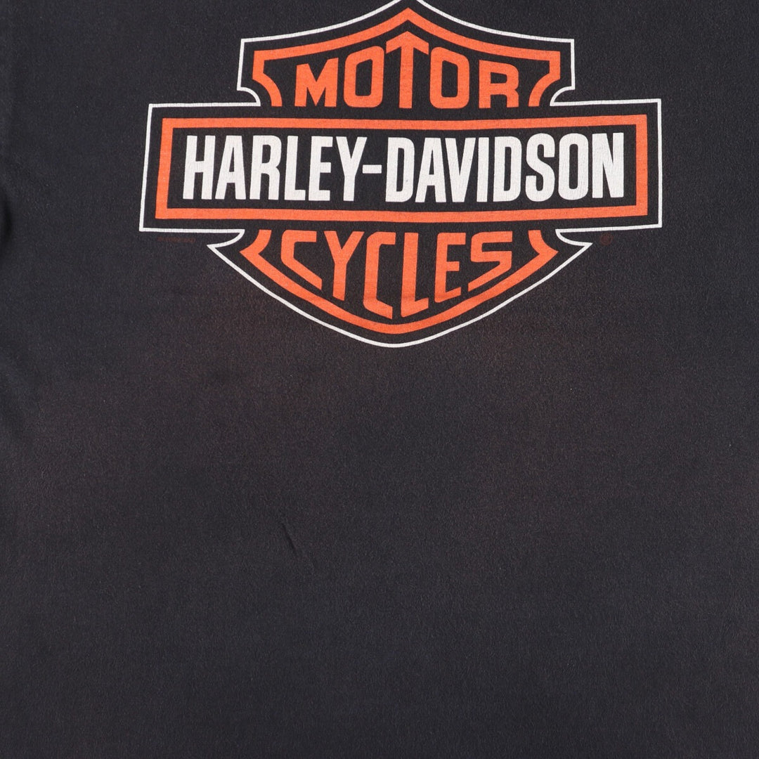 00'S Harley-Davidson Motorcycle Bike T-shirt Made in USA Men's L /eaa453397