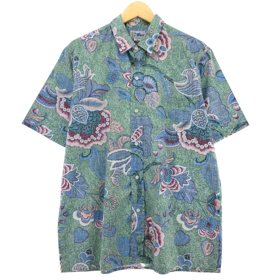 90'S Reyn Spooner REYNSPOONER Swimsuit Tag Bikini Tag All-Over Print Hawaiian Aloha Shirt Made in Hawaii Men's L Vintage /eaa453417