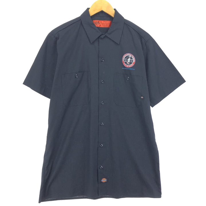 Dickies Back Print Short Sleeve Work Shirt Men's M /eaa453451