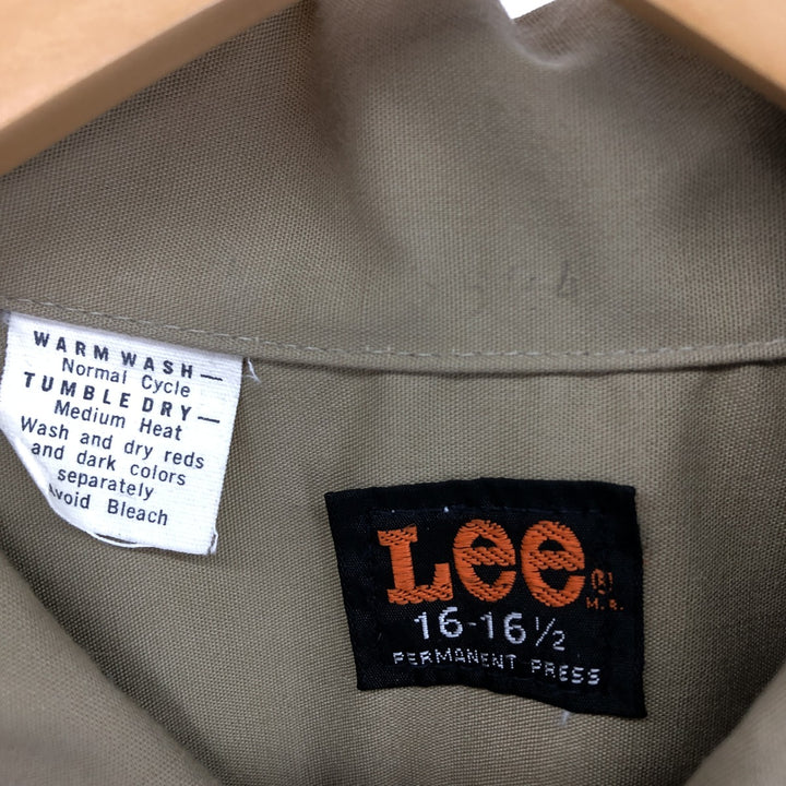 70'S Lee short sleeve work shirt, men's L, vintage /eaa453461