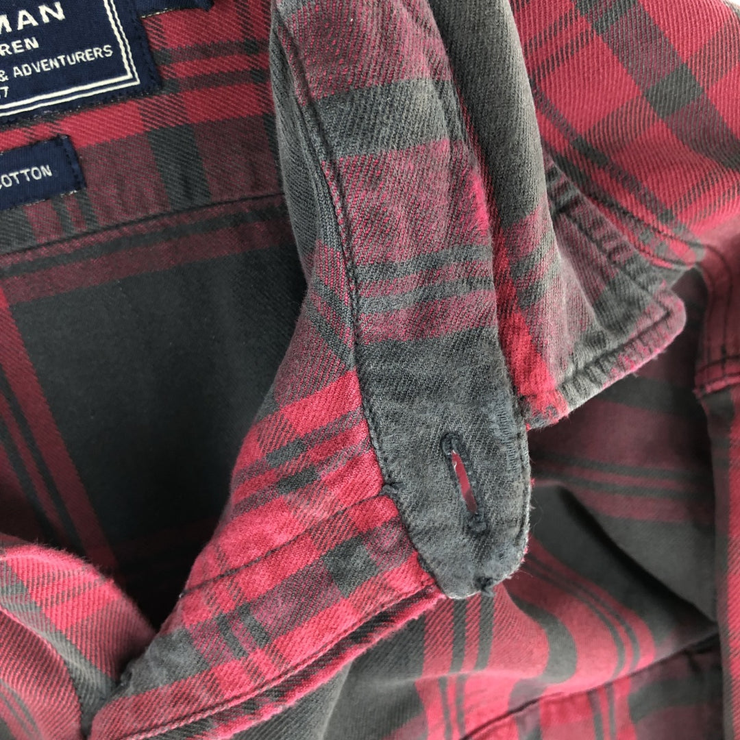 Ralph Lauren POLO SPORT Long Sleeve Cotton Check Shirt Men's XL Long Sleeve /eaa453479