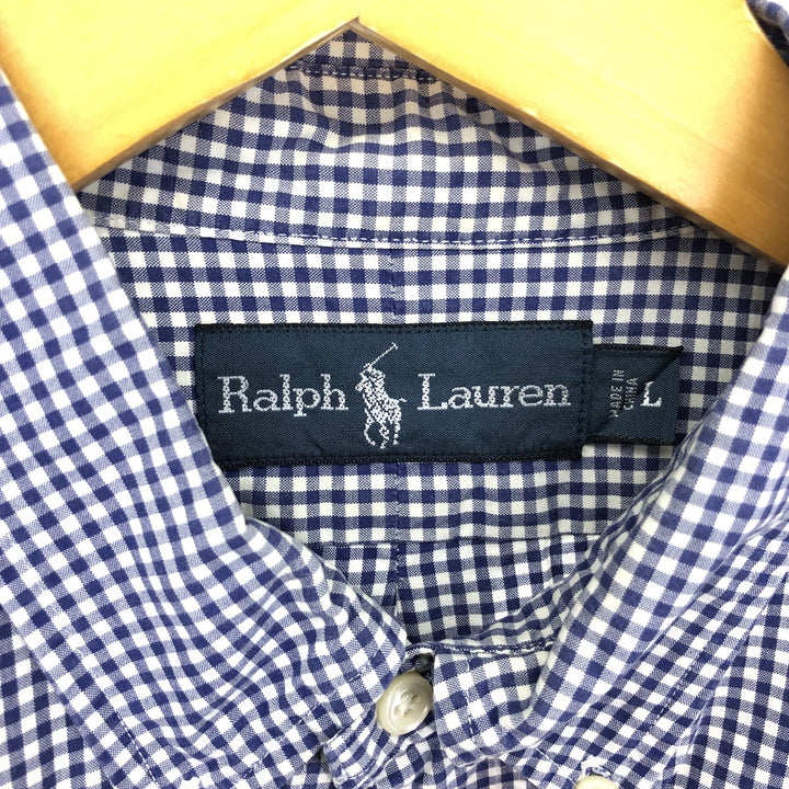 Ralph Lauren RALPH LAUREN Long Sleeve Button Down Check Shirt Men's L /eaa453480