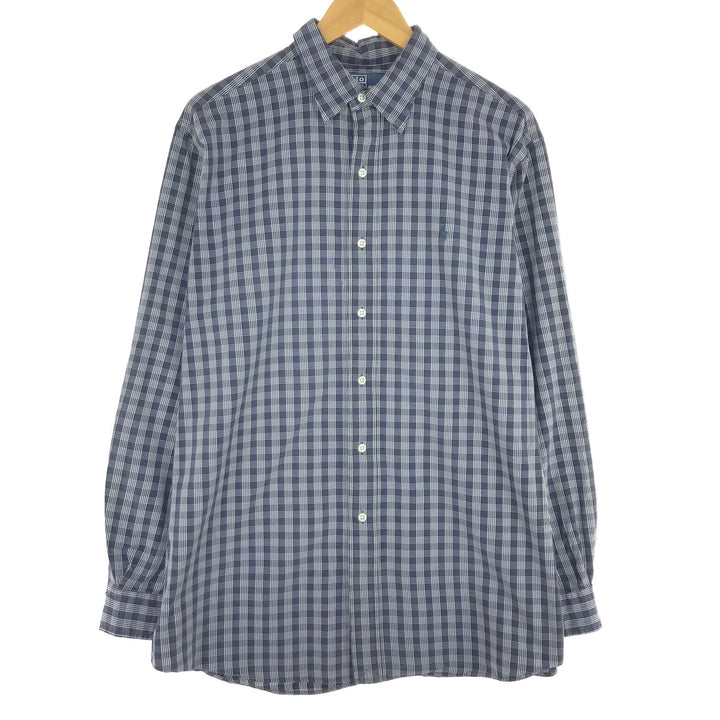 Ralph Lauren LOWELL SPORT long sleeve cotton check shirt, men's L /eaa453482