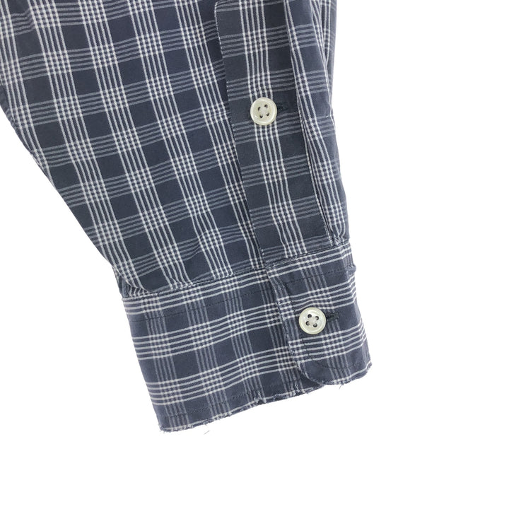 Ralph Lauren LOWELL SPORT long sleeve cotton check shirt, men's L /eaa453482