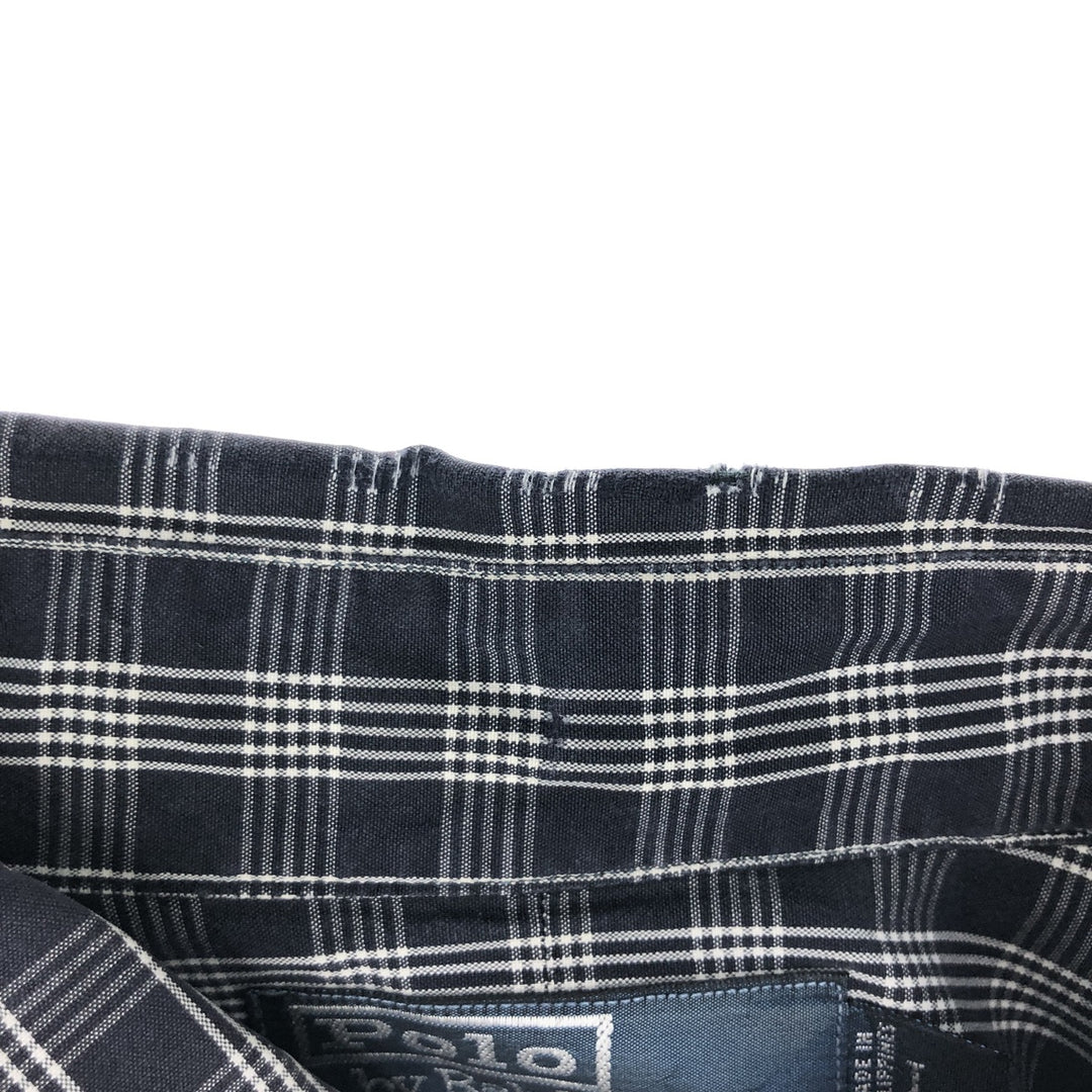 Ralph Lauren LOWELL SPORT long sleeve cotton check shirt, men's L /eaa453482