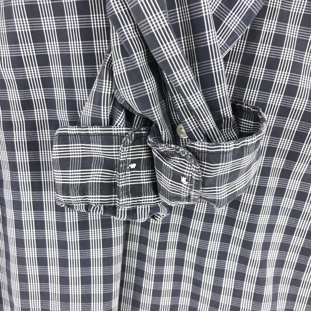 Ralph Lauren LOWELL SPORT long sleeve cotton check shirt, men's L /eaa453482