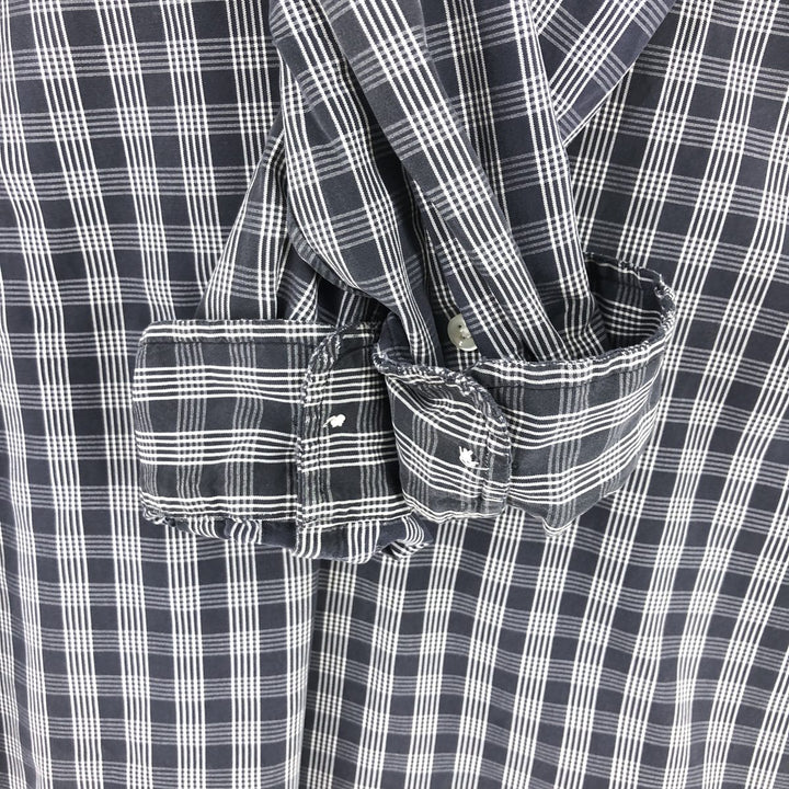 Ralph Lauren LOWELL SPORT long sleeve cotton check shirt, men's L /eaa453482