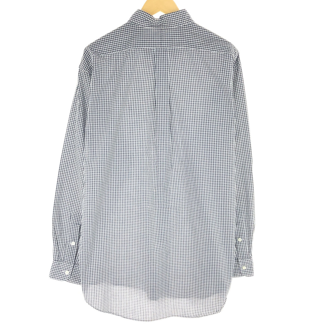 Ralph Lauren BLAKE Gingham Check Long Sleeve Button Down Check Shirt Men's L /eaa453486