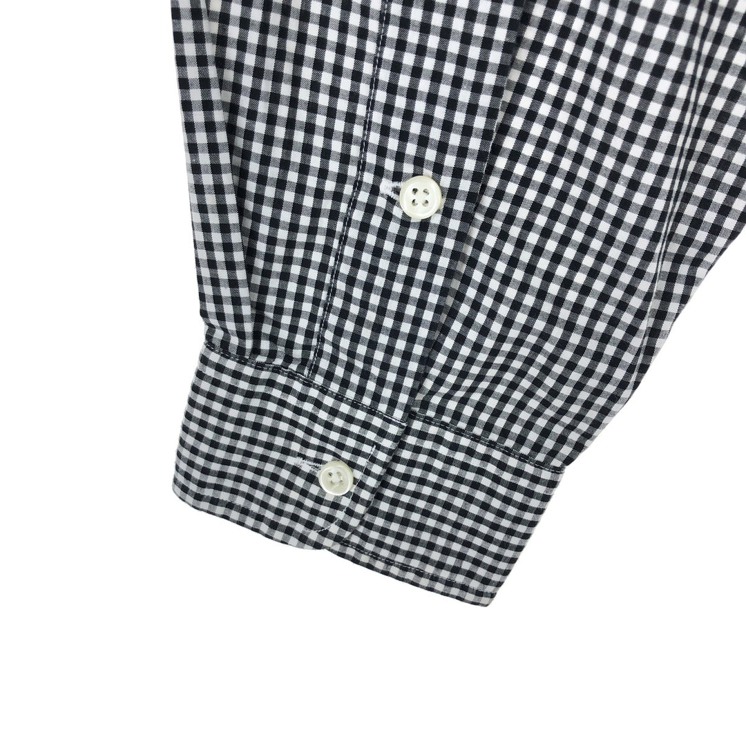 Ralph Lauren BLAKE Gingham Check Long Sleeve Button Down Check Shirt Men's L /eaa453486