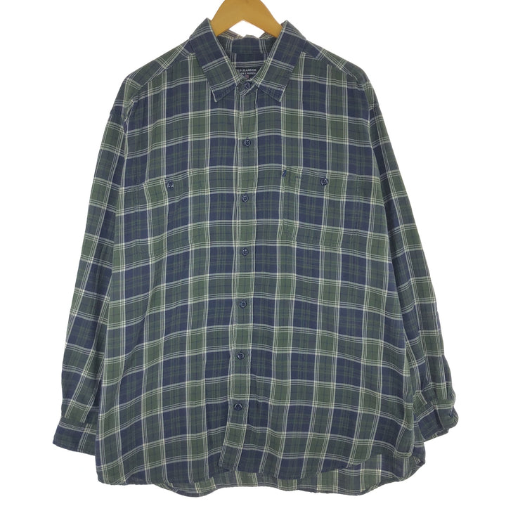 Ralph Lauren POLO JEANS COMPANY Long Sleeve Cotton Check Shirt Men's XL /eaa453487