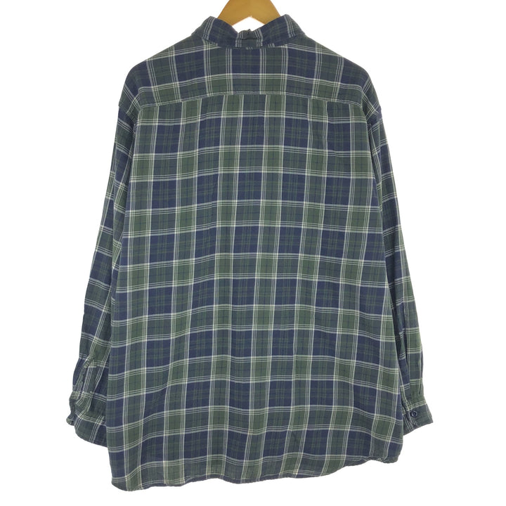 Ralph Lauren POLO JEANS COMPANY Long Sleeve Cotton Check Shirt Men's XL /eaa453487