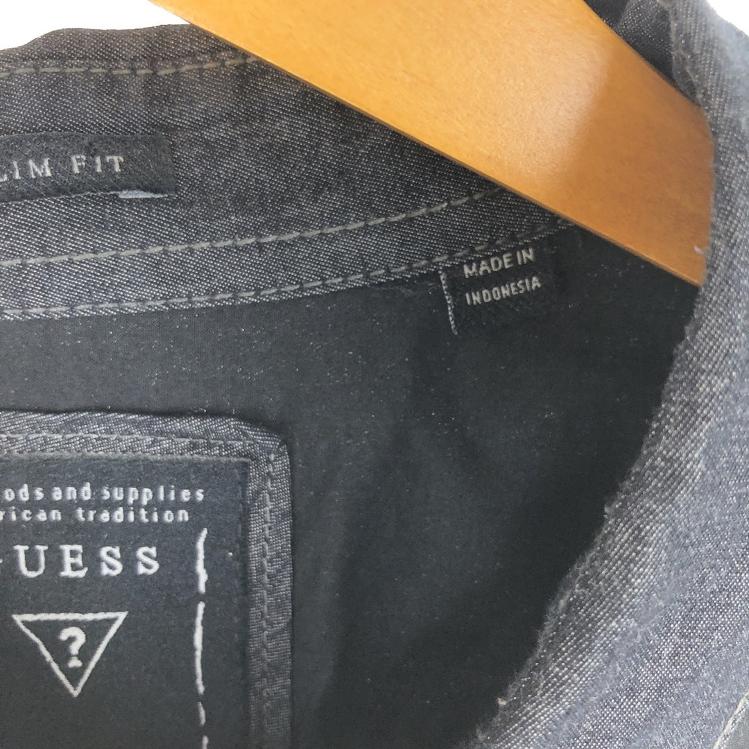 Guess SLIM FIT long sleeve cotton shirt, men's XXL /eaa453490