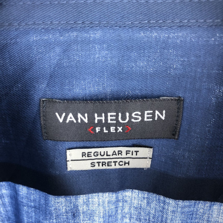 VAN HEUSEN REGULAR FIT STRETCH long sleeve shirt, men's XL /eaa453491