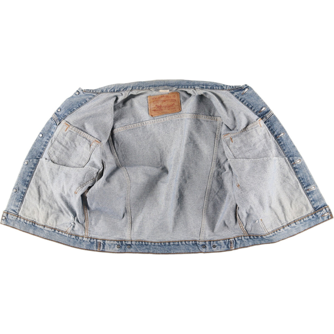 90'S Levi's 70598-4891 Oversized Patch Denim Jacket, Made in Canada, Men's L, Vintage /eaa453517