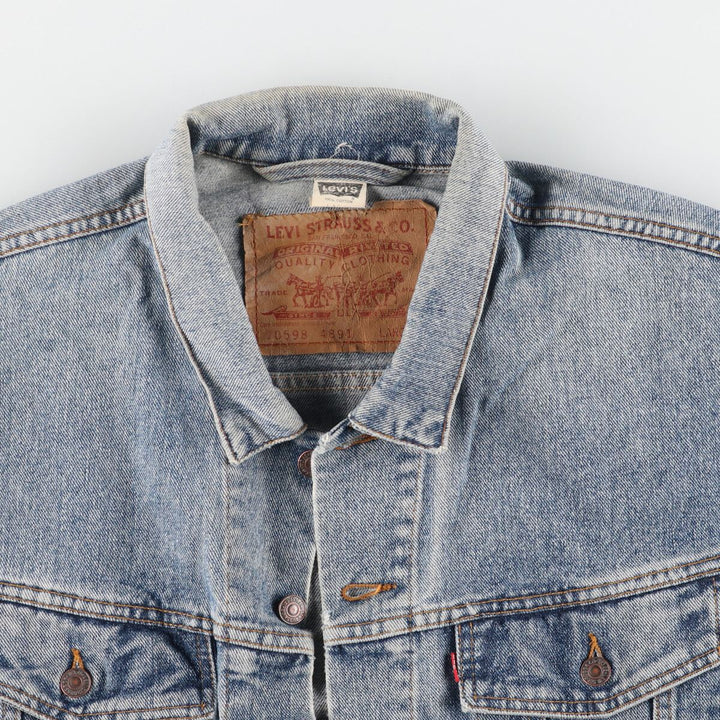 90'S Levi's 70598-4891 Oversized Patch Denim Jacket, Made in Canada, Men's L, Vintage /eaa453517