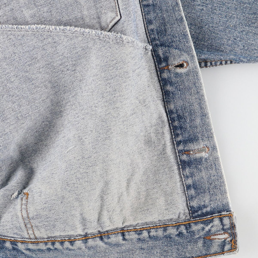 90'S Levi's 70598-4891 Oversized Patch Denim Jacket, Made in Canada, Men's L, Vintage /eaa453517