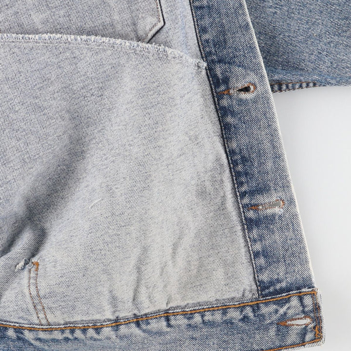 90'S Levi's 70598-4891 Oversized Patch Denim Jacket, Made in Canada, Men's L, Vintage /eaa453517