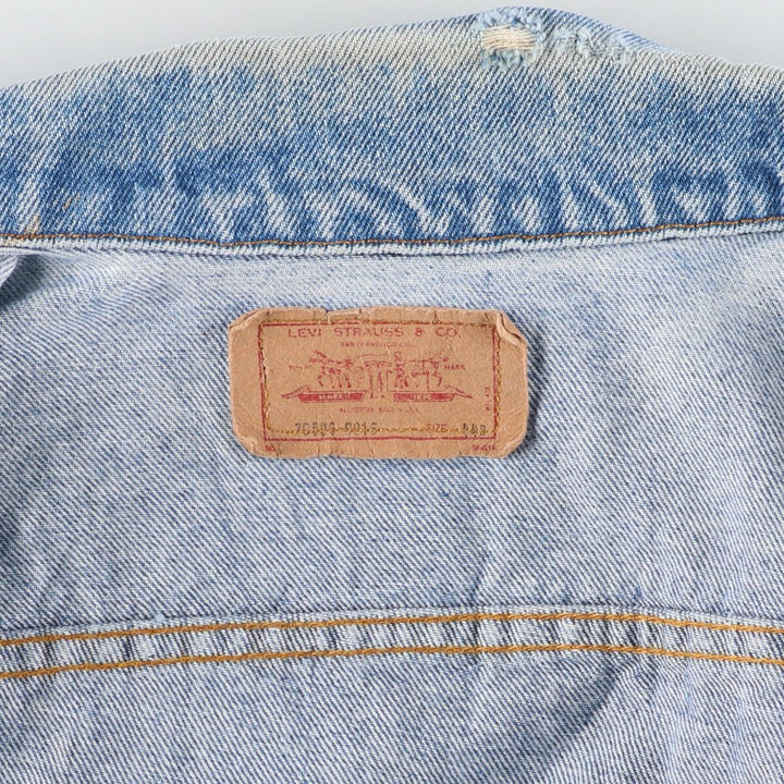 90'S Levi's 70506-0216 denim jacket, denim jacket, made in USA, men's L, vintage /eaa453522