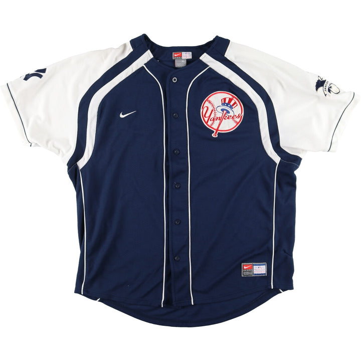 00'S Nike TAME MLB New York Yankees Mesh Replica Game Shirt Baseball Shirt Men's XL /eaa453544