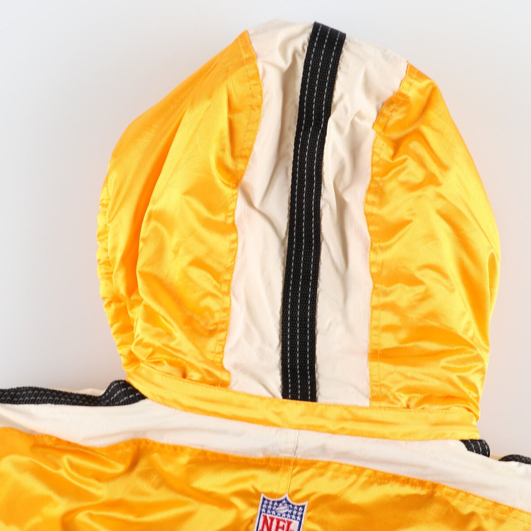 Starter NFL PITTSBURGH STEELERS Pittsburgh Steelers padded hoodie puffer jacket men's XL equivalent /eaa453548